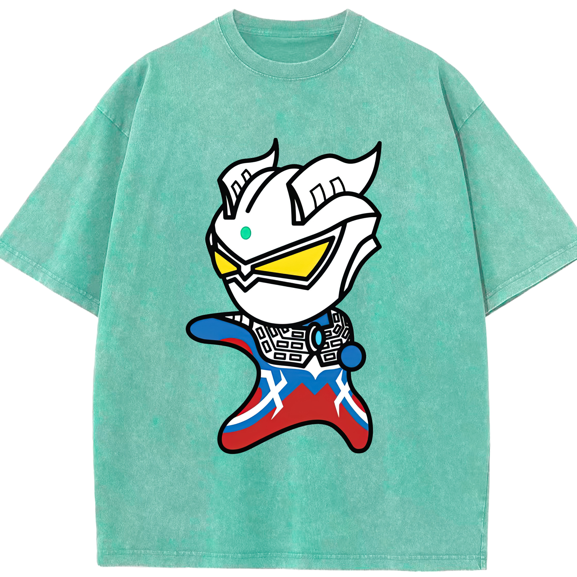 （画像用） ウルトラマン Ultraman 綿100% ヴィンテージ風 半袖Tシャツ（フロントプリント）